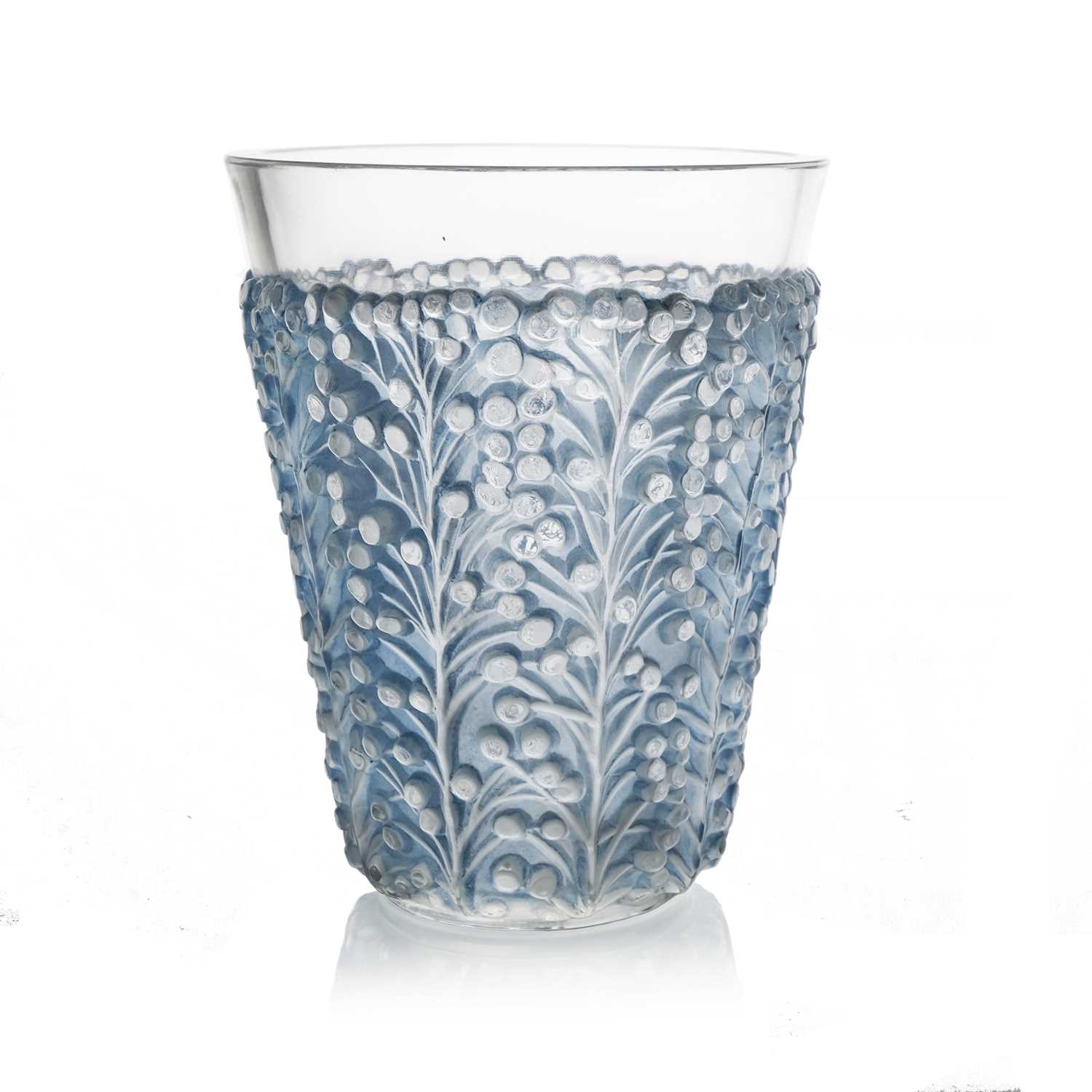 Lot 31 - Rene Lalique, a Saint Tropez glass vase, model...