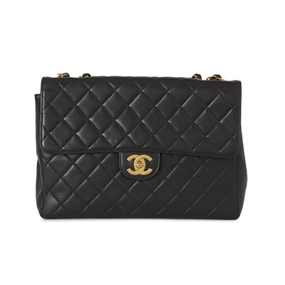 Lot 271 - Chanel, a vintage Jumbo Classic Flap handbag.