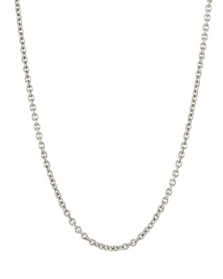 Lot 146 - Cartier, an 18ct white gold Forsa chain necklace