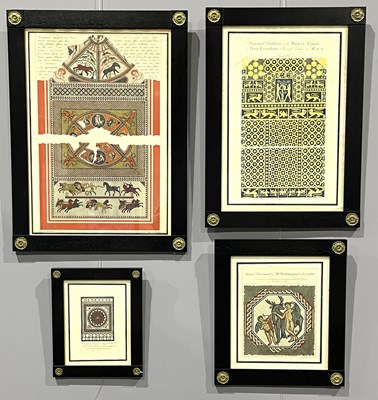 Lot 743 - A collection of framed colour plates from...