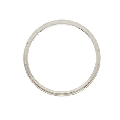 Lot 50 - Cartier, a platinum d'Amour wedding band ring