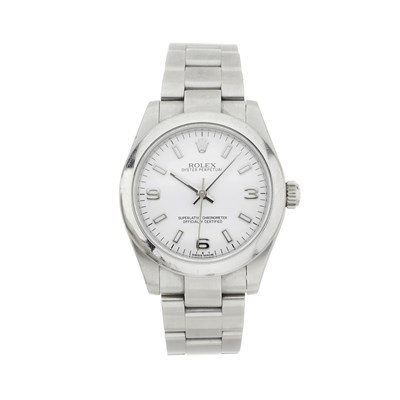 Lot 222 - Rolex, a stainless steel Oyster Perpetual bracelet watch