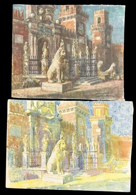 Lot 602 - Laurence Scarfe (British, 1914-1993), two...