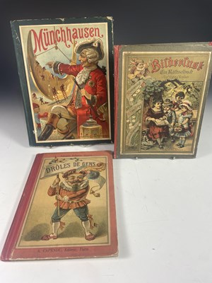 Lot 512 - 19th century continental children's books to...