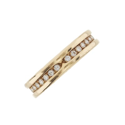 Lot 128 - Bulgari, an 18ct gold diamond B.Zero1 full eternity ring