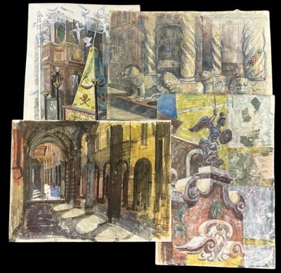 Lot 596 - Laurence Scarfe (British, 1914-1993), a series...