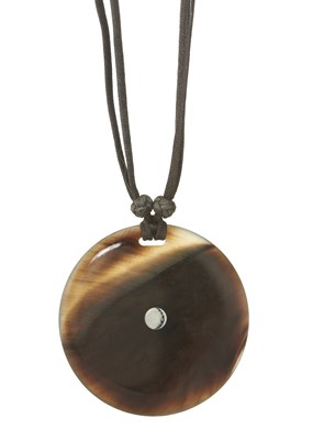 Lot 410 - Hermes, a buffalo horn pendant.