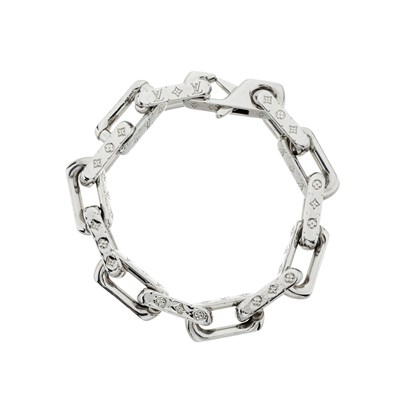 Lot 468 - Louis Vuitton, a monogram chain bracelet.