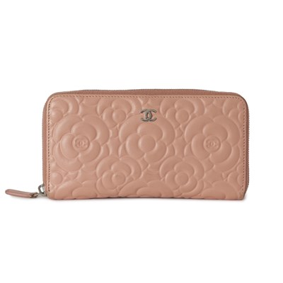 Lot 302 - Chanel, a Camellia wallet.