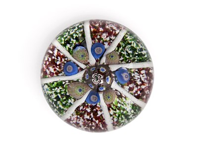 Lot 414 - St Louis, a panelled jasper ground glass crown...