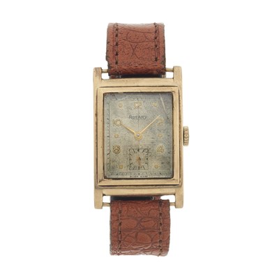 Lot 235 - Rotary, a 9ct gold wrist watch