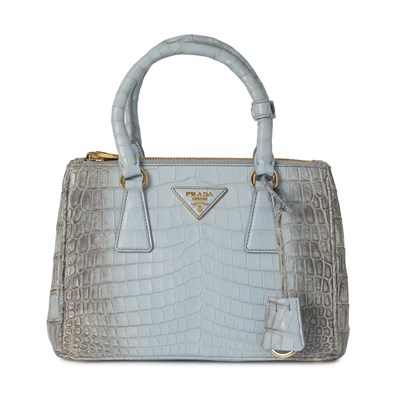 Lot 485 - Prada, a small crocodile Galleria handbag.