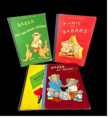 Lot 516 - Four Barbar First editions, 'Barbar the King'...