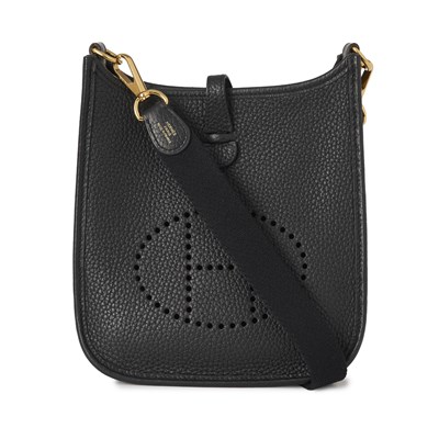 Lot 392 - Hermes, a 2023 Mini Evelyne 19 TPM handbag.