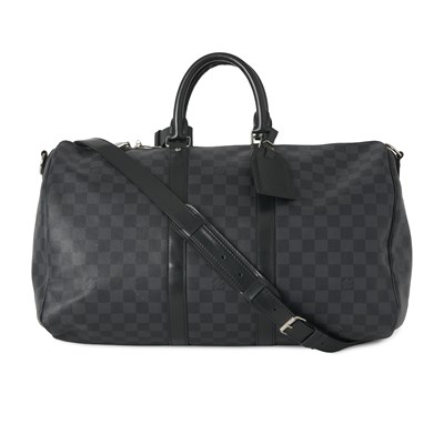 Lot 453 - Louis Vuitton, a damier graphite Keepall 45 luggage bag.