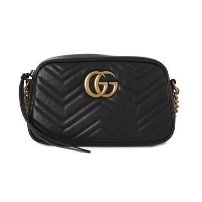 Lot 371 - Gucci, a small GG Marmont camera bag.