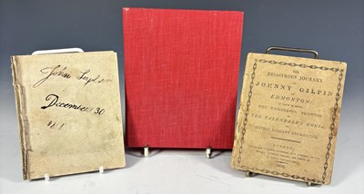 Lot 467 - Cowper, William, two small soft back...