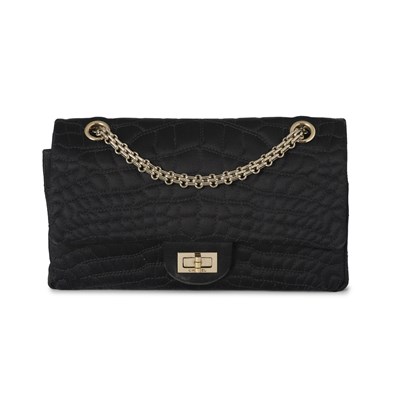 Lot 278 - Chanel, a satin 2.55 Reissue 225 Double Flap handbag.