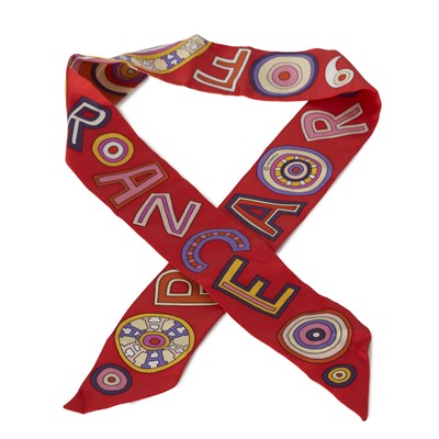Lot 406 - Hermes, a 24 Faubourg silk Twilly scarf.