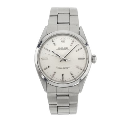 Lot 226 - Rolex, a stainless steel Oyster Perpetual bracelet watch