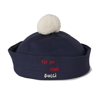 Lot 378 - Gucci, a child's sailor hat.