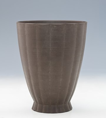Lot 598 - Keith Murray for Wedwood, an Art Deco brown...