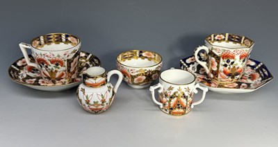 Lot 240 - A Royal Crown Derby Imari pattern octagonal...