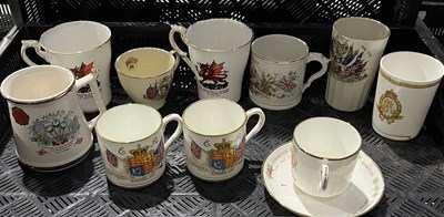 Lot 131 - A coronation mug for Edward VII and Queen...