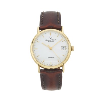 Lot 205 - IWC, an 18ct gold Portofino wrist watch