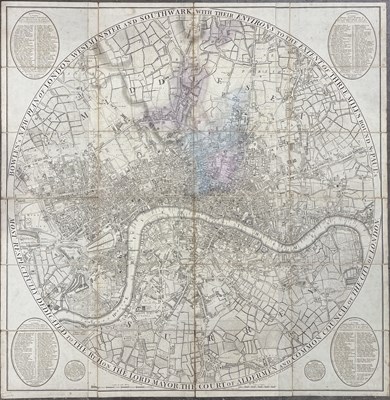 Lot 514 - ‘Bowles's New Plan of London, Westminster and...
