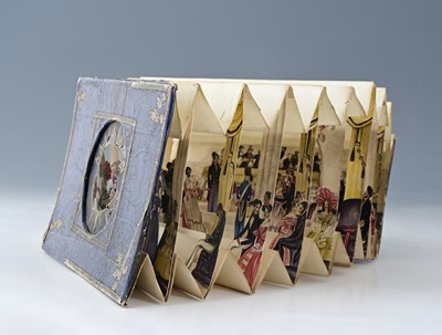 Lot 156 - Peepshow, a paper peepshow or tunnel view book,...