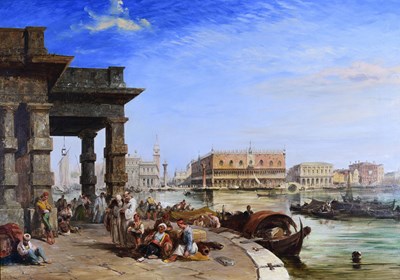 Lot 254 - Edward Pritchett (British,1808-1894), Venice,...