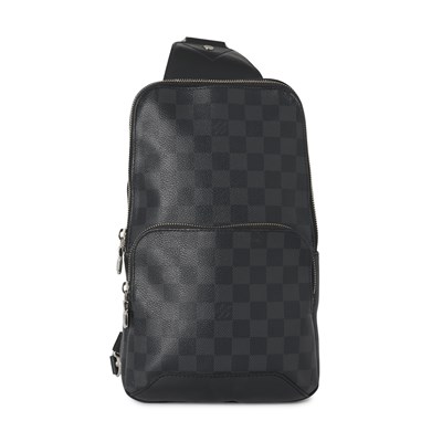 Lot 451 - Louis Vuitton, a damier graphite Avenue Sling bag.