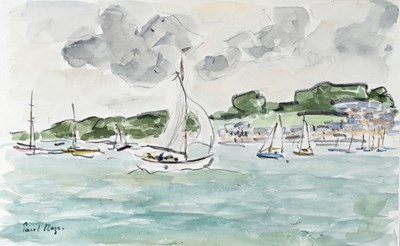 Lot 238 - Paul Lucien Maze (French, 1887-1979), Yachts...