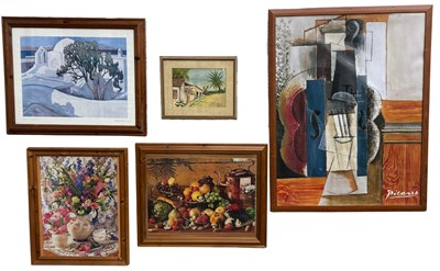 Lot 765 - A landscape painting of Tenerife, 24 by 34cm,...