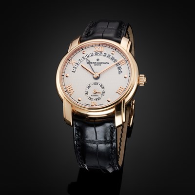 Lot 231 - Vacheron Constantin, an 18ct gold Patrimony 31-Day Retrograde wrist watch
