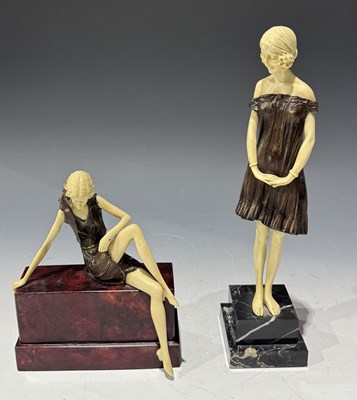 Lot 261 - An Art Deco figurine 'Innocence' after Demetre...