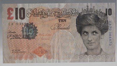 Lot 195 - Banksy (British, 1974), Di-Faced Tenner (2004),...