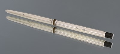 Lot 46 - Waterman's silver fountain pen