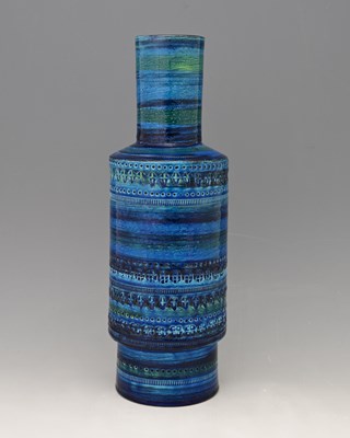 Lot 529 - Aldo Londi for Bitossi, a large Rimini blue...