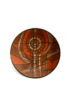 Lot 222 - A Poole Pottery Studio plate by Tony Morris,...