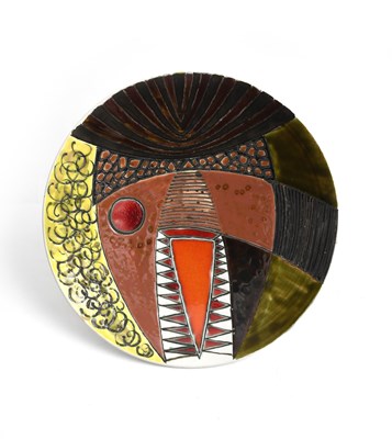 Lot 223 - A rare Poole Pottery Studio wall plate...