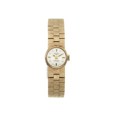 Lot 232 - Rotary, a 9ct gold bracelet watch
