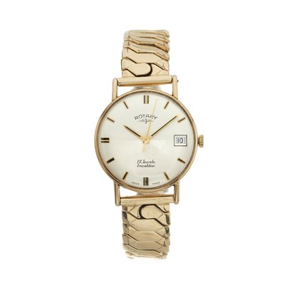 Lot 231 - Rotary, a 9ct gold bracelet watch