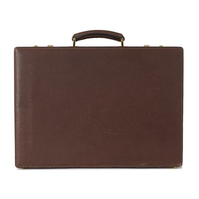 Lot 355 - Gucci, a vintage leather briefcase.