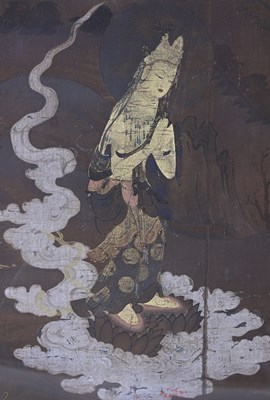 Lot 375 - A fragment from a Japanese Raigo Amida...