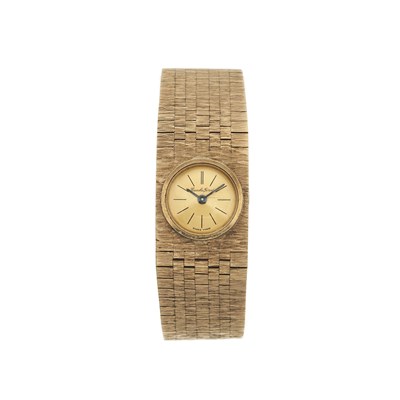 Lot 229 - Bueche Girod, a 9ct gold bracelet watch