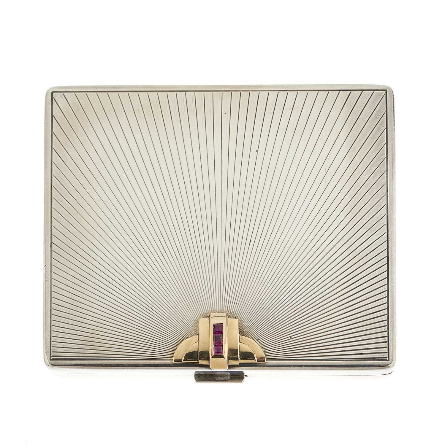 Lot 78 - Tiffany & Co., an Art Deco silver and 14ct...