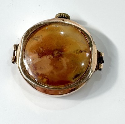 Lot 458 - A 9ct gold watch head