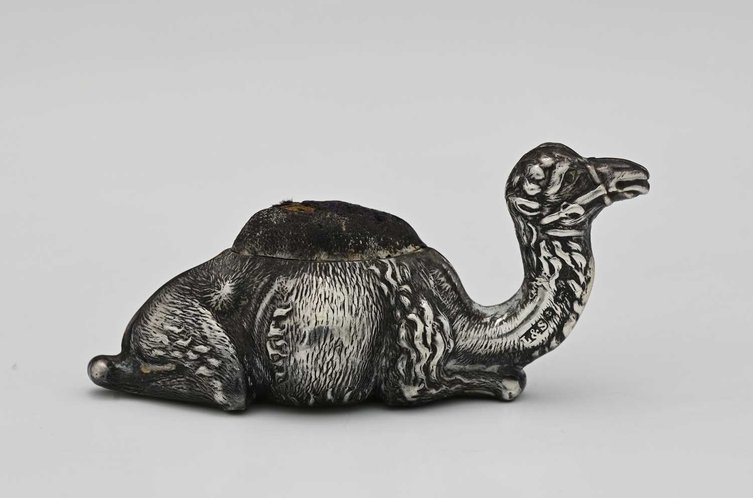 Lot 54 - An Edwardian silver novelty pin cushion, by...